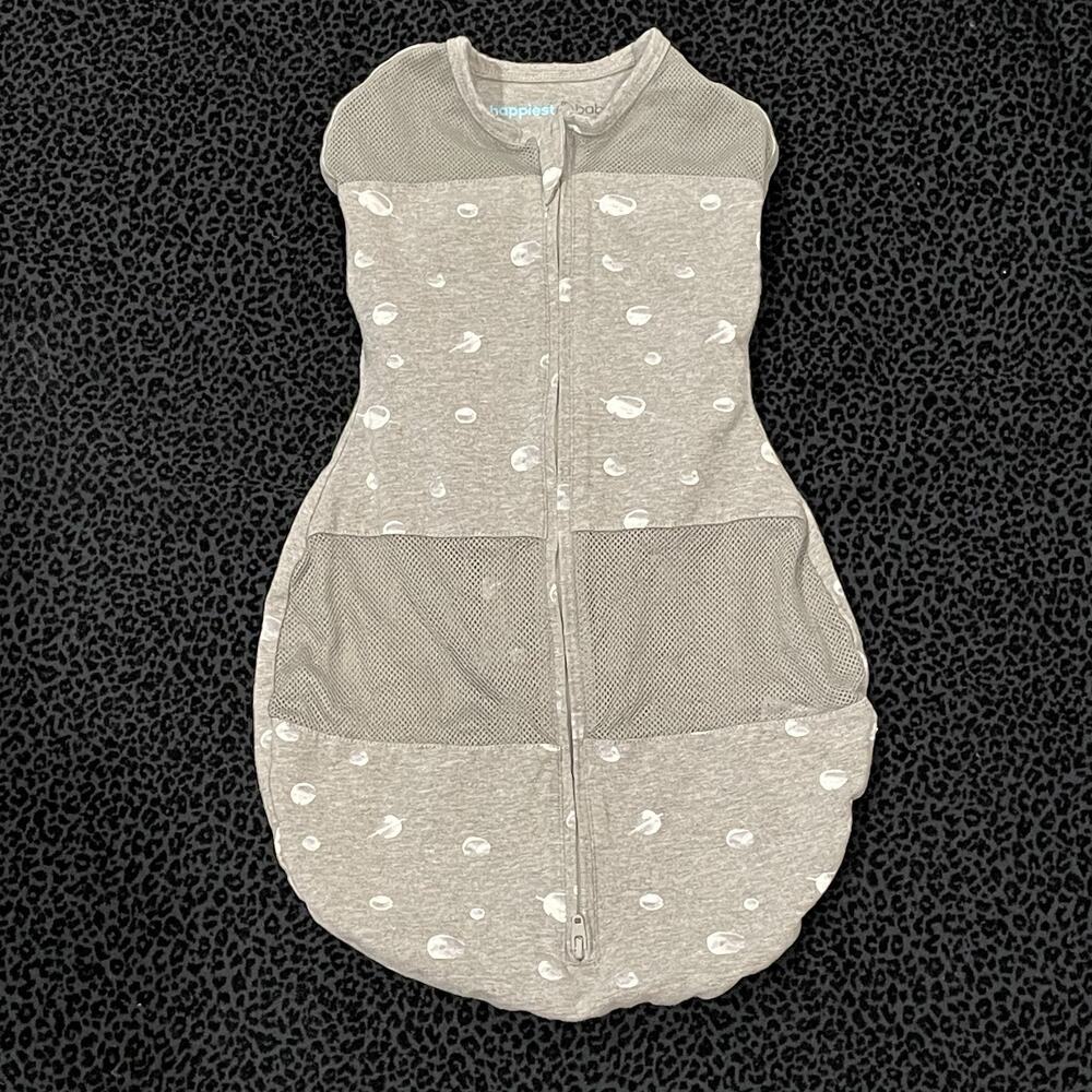 Happiest Baby Swaddle Sleep Sack Small 0-2M Organic Cotton